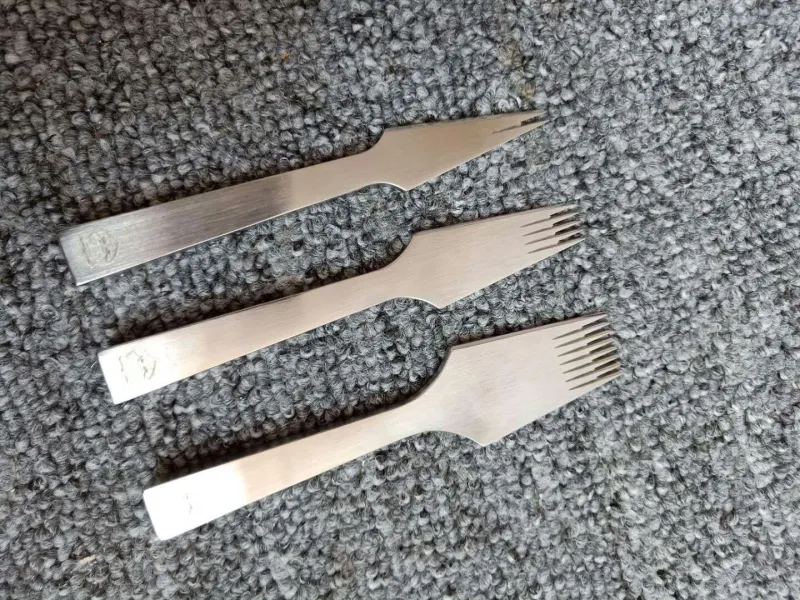 KL Straight Handle Pricking Iron (French Style)