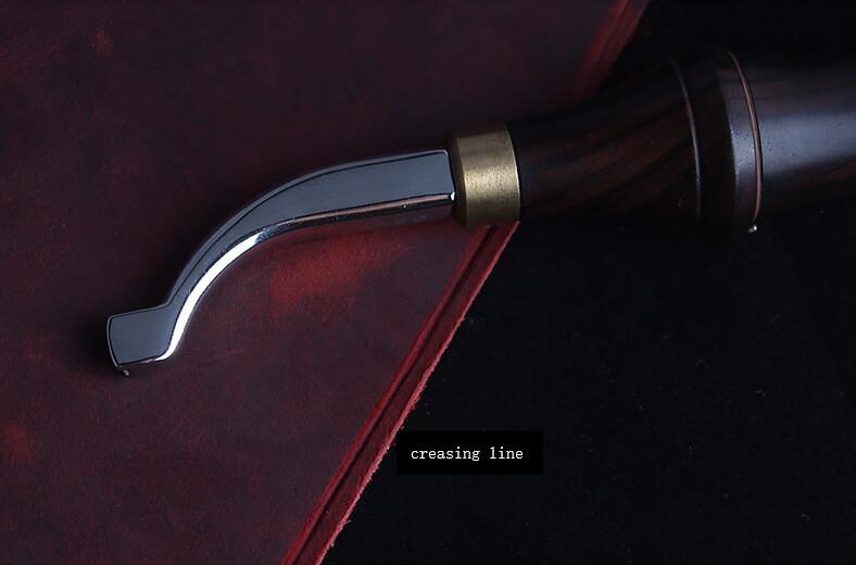 KL ebony handle creaser