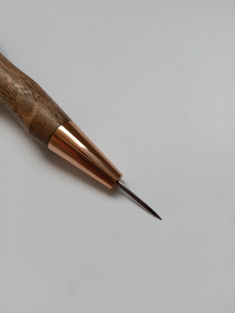 Walnut handle curve handle stitching awl