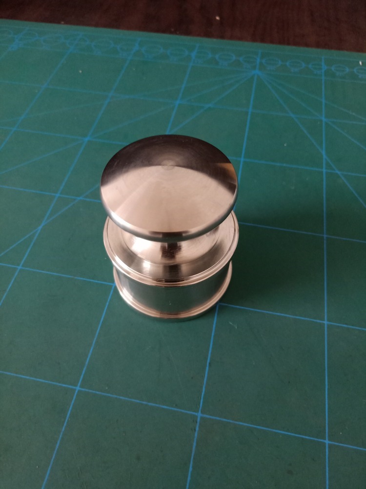 KL Steel & Brass Pattern Weight