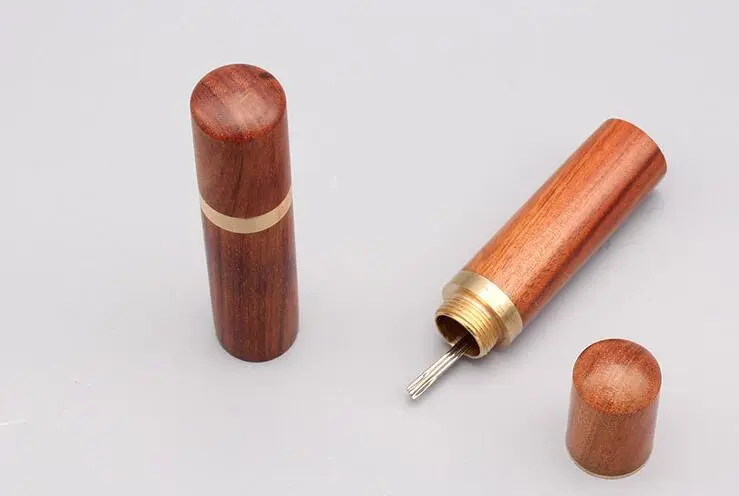 Wooden Stitching Needle Holder