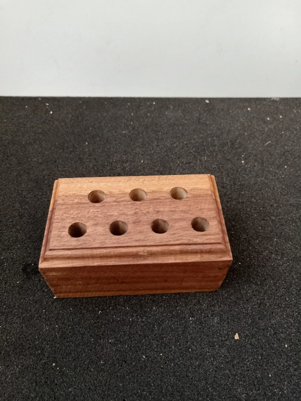 Creaser Machine Walnut Handle & Tips Holder