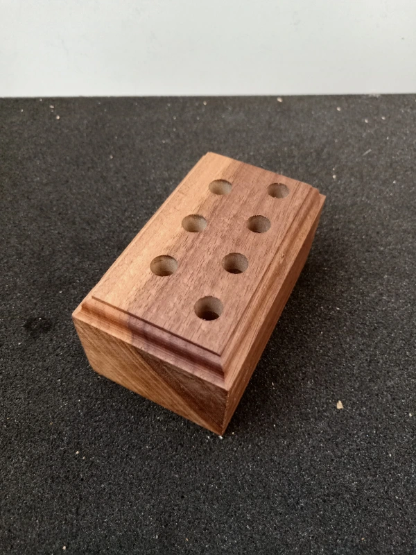 Creaser Machine Walnut Handle & Tips Holder