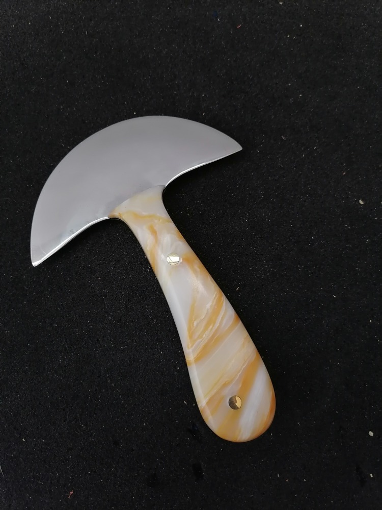 KL Damascus Round Knife