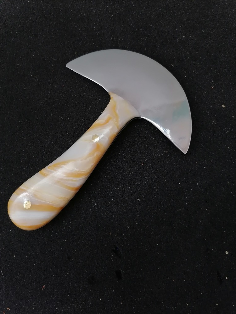 KL Damascus Round Knife
