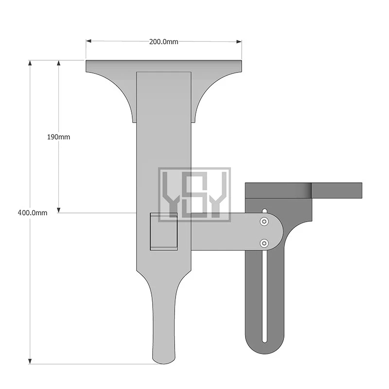 200mm wide stitching clamp