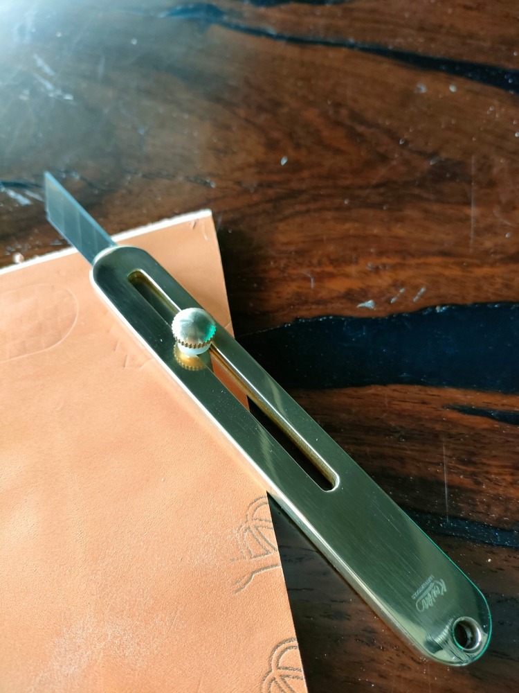 Brass Utility Knife (9mm Blade)