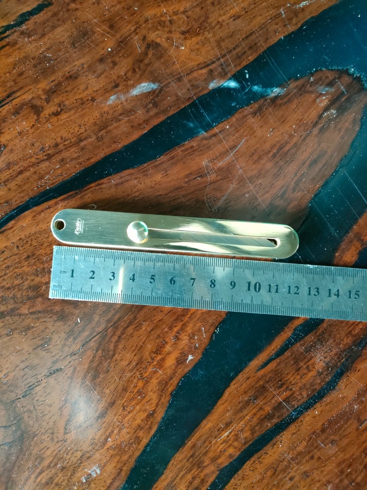 Brass Utility Knife (9mm Blade)