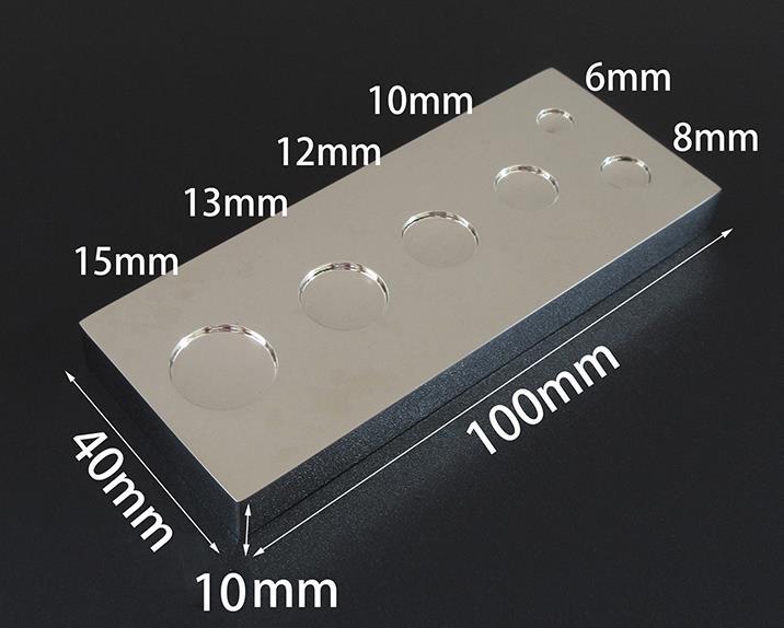 Stainless steel snap button jig