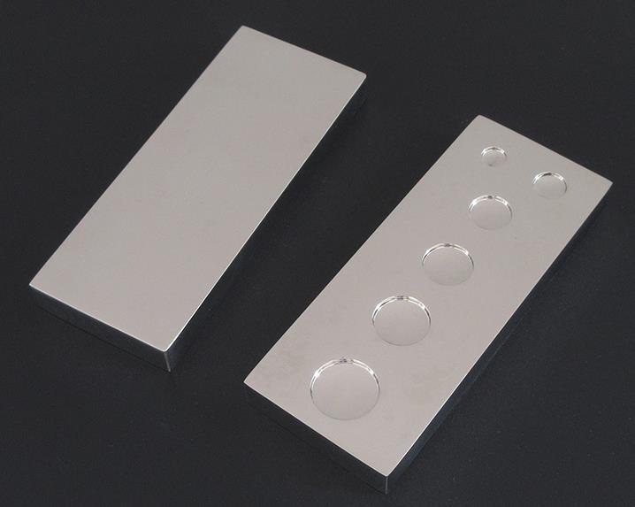 Stainless steel snap button jig