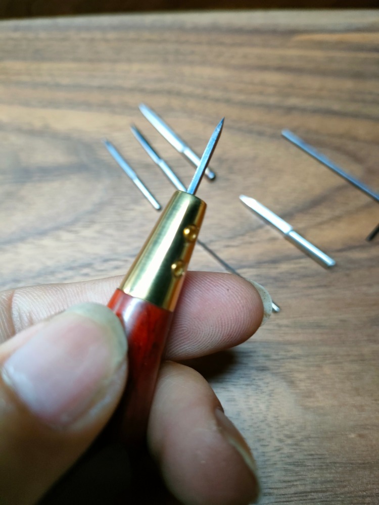 Interchangeable Straight Awl Handle