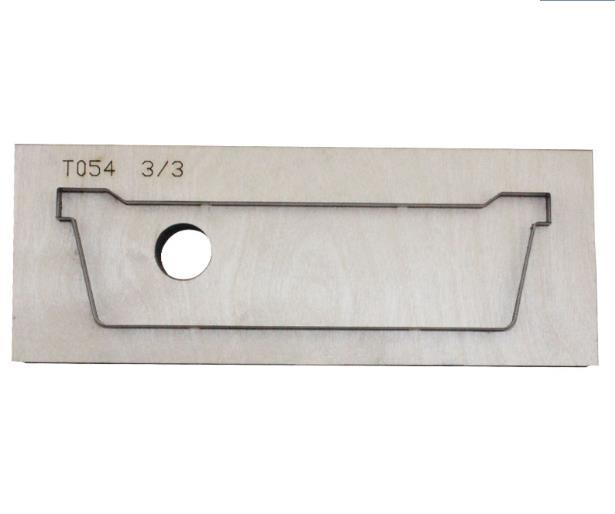 Simple long wallet card die