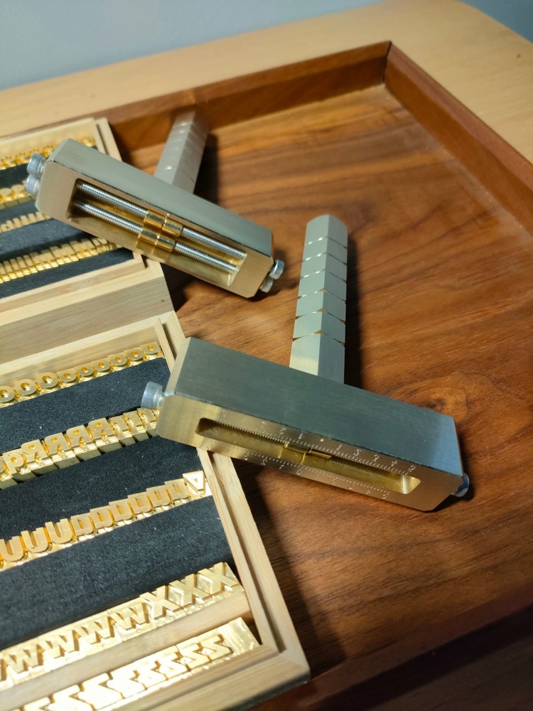 (Updated) New Quality Brass Alphabet Stamp Set