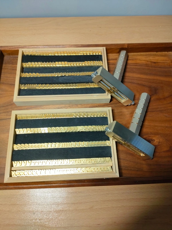 (Updated) New Quality Brass Alphabet Stamp Set