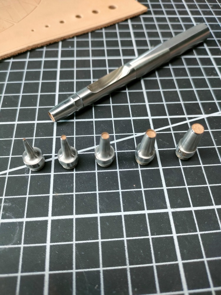 Interchangeable round hole punch(1-6mm)