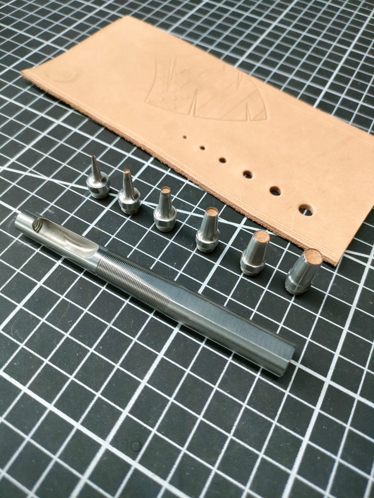 Interchangeable round hole punch(1-6mm)