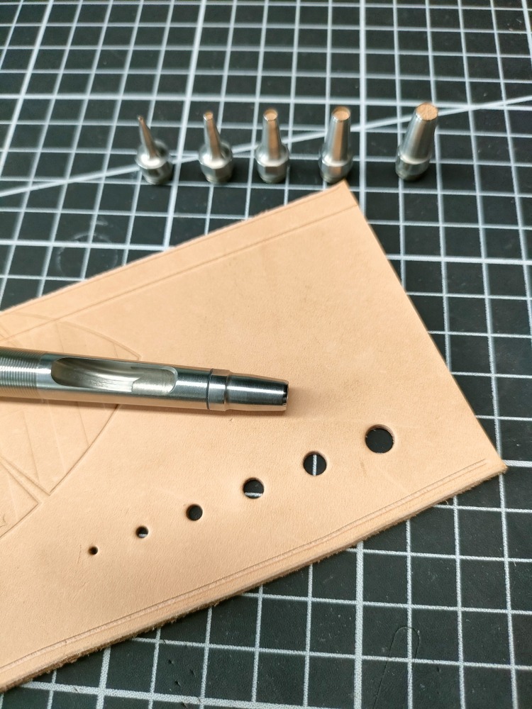 Interchangeable round hole punch(1-6mm)