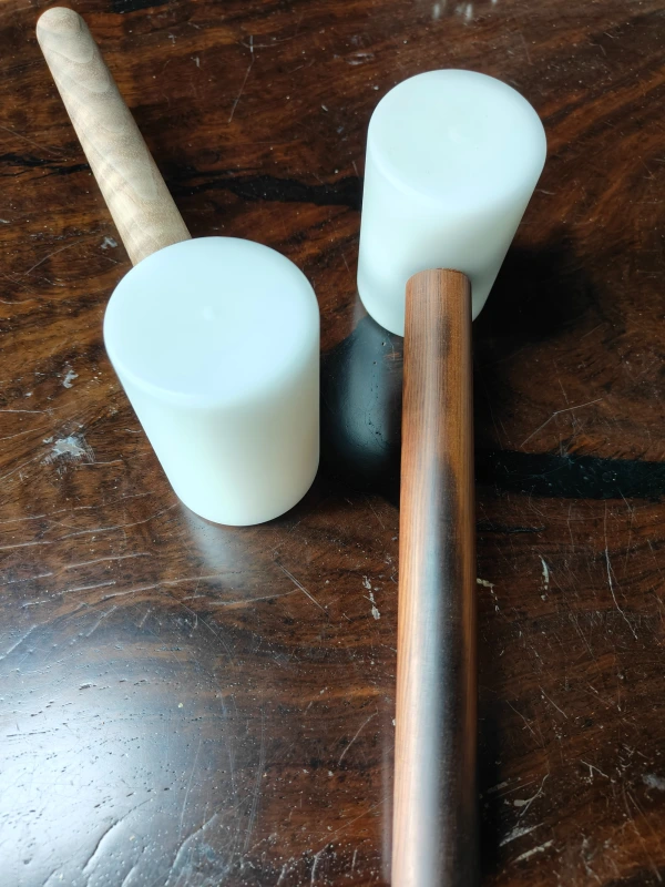 Nylon hammer for stiching iron and punch