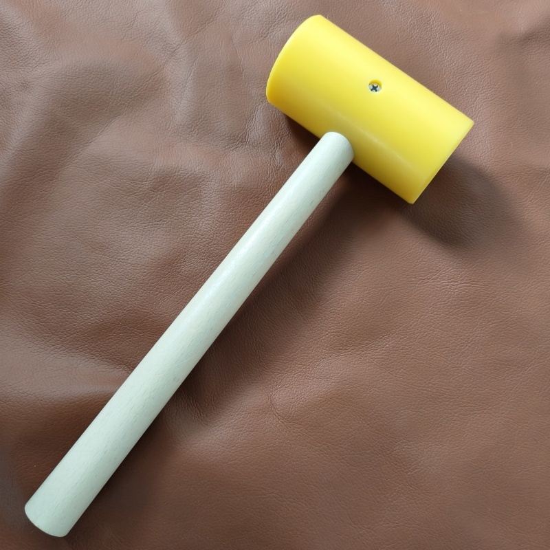 Nylon hammer for stiching iron and punch