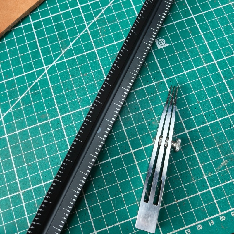 Custom made Adjustable 3 prong pricking iron