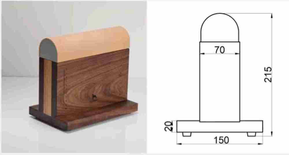 Bag cover curved JIG