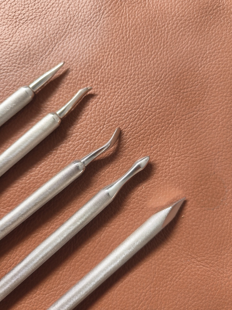 Leather carving moulding&pressing tools set (5pcs)