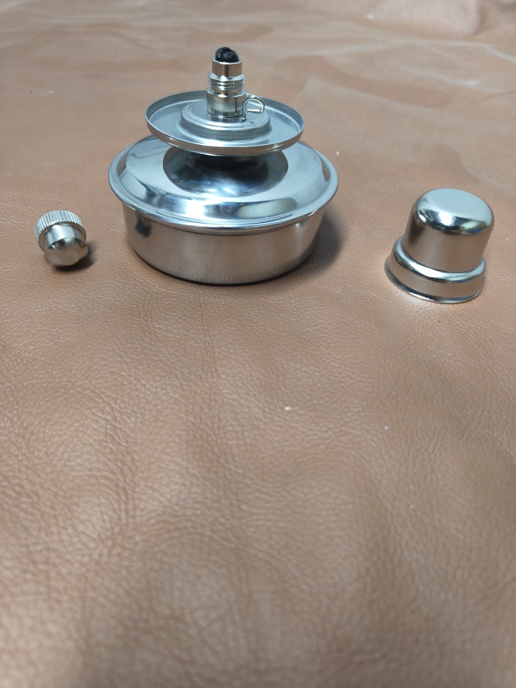 Adjustable height alcohol burner  304 stainless steel
