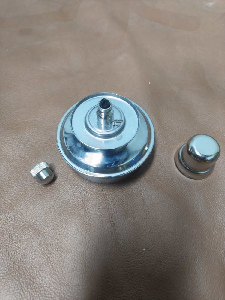 Adjustable height alcohol burner  304 stainless steel