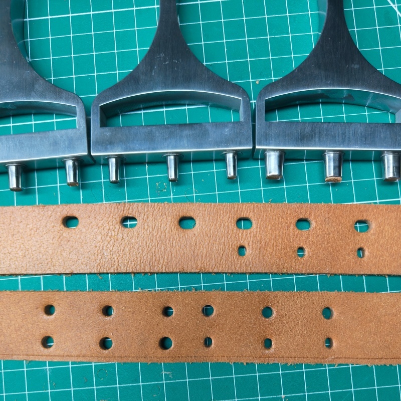 Belt Strap Hole Punch in row with 3 tips
