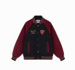 Heavy embroidery high-grade woolen baseball jacket