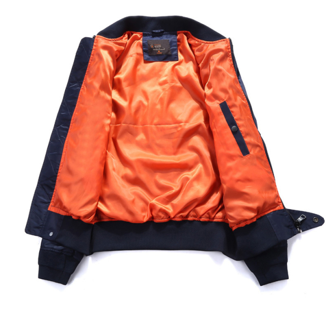 American style embroidered baseball uniform military work jacket