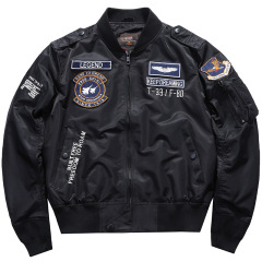 American style embroidered baseball uniform military work jacket