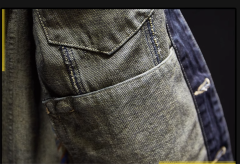 Classic embroidered denim jacket