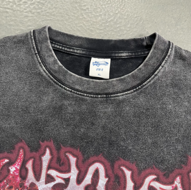 Dark anime personalized trendy brand printed T-shirt