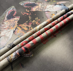 Streetwear trendy dark shark personalized printed T-shirt