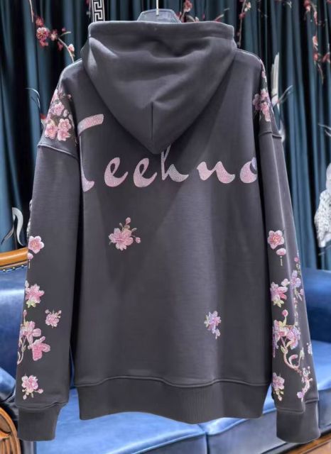 2025 Autumn and Winter Pure Cotton Hot Diamond Trendy Brand Sweater Unisex Hoodie