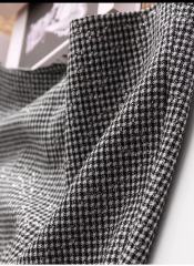 woolen autumn and winter 9063 black and white sequined short skirt