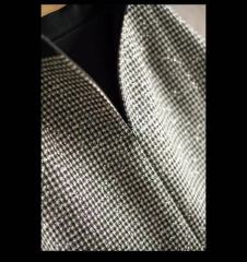 woolen autumn and winter 9063 black and white sequined short skirt