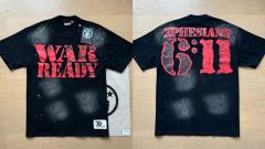 Vintage Washed American Streetwear T-Shirt – Retro Side Profile Print Loose Fit Hip-Hop Tee for Men & Women