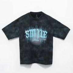 Trendy Heavyweight Cotton T-shirt for Men & Women - Summer Loose Fit Couple's American Streetwear Style Ins Fashion Short Sleeve Top