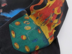 Retro American Skull Print Hoodie - Unisex Oversized Streetwear Pullover with Hood