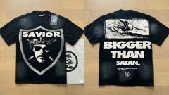 Vintage Washed American Streetwear T-Shirt – Retro Side Profile Print Loose Fit Hip-Hop Tee for Men & Women