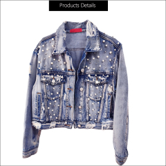 Heavy Washed Spray-Dye Denim Jacket Women's Summer Thin Retro Trendy Casual Short Top