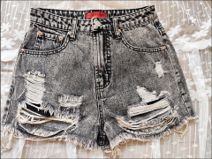 Sexy Girls Distressed Jean Shorts with Frayed Hem – Work & Casual Denim for Women