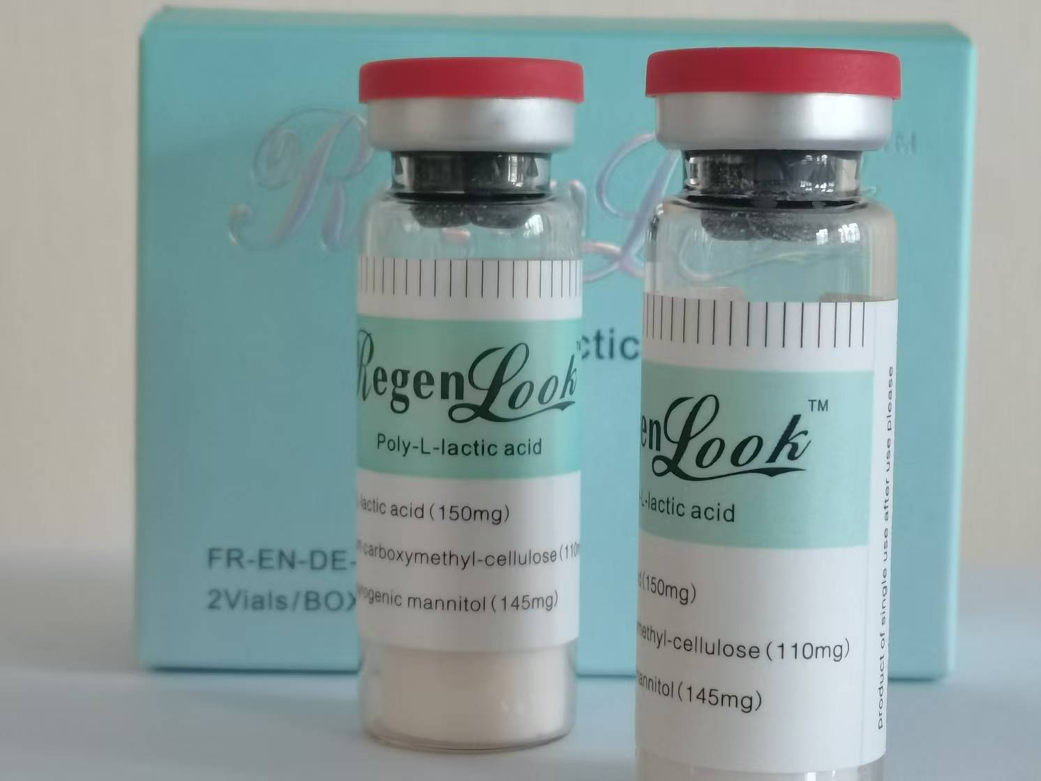 OEM RegenLook Non Surgical Good Price Injectable 405mg Hyaluronic Acid Poly(L-Lactic Acid) PLLA Dermal Filler Buttock Breast Enhancement Lift Face Neck Wrinkle Removal