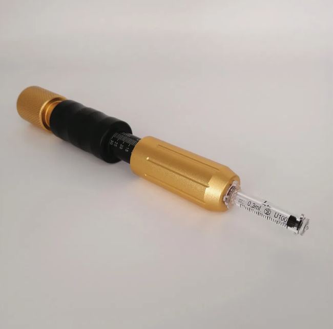 Small Steel Cannon Needle Less Nebulizer Face Lift Filling Import Beauty Pen/No-Needle Anti Wrinkle Filler Injection Hyalurone Pen Hyaluronic Acid Pen for Face and Lip