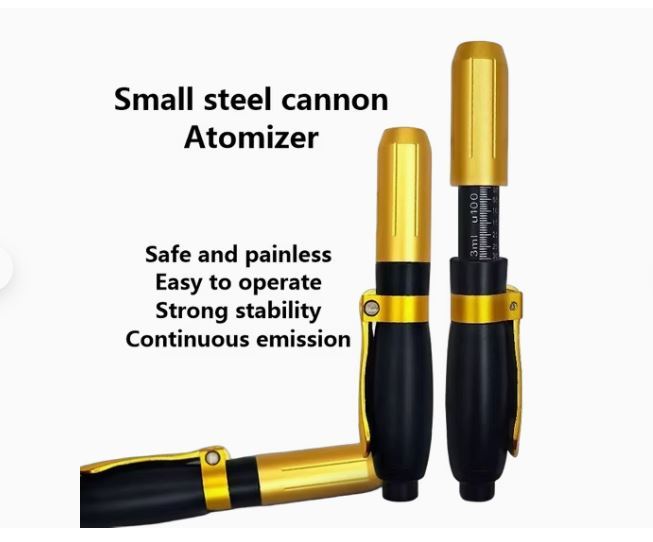 Long Lasting No Needle Hyaluronic Acid Serum Injection Hyaluron Pen/Small Steel Cannon Needle Less Nebulizer Face Lift Filling Import Beauty Pen