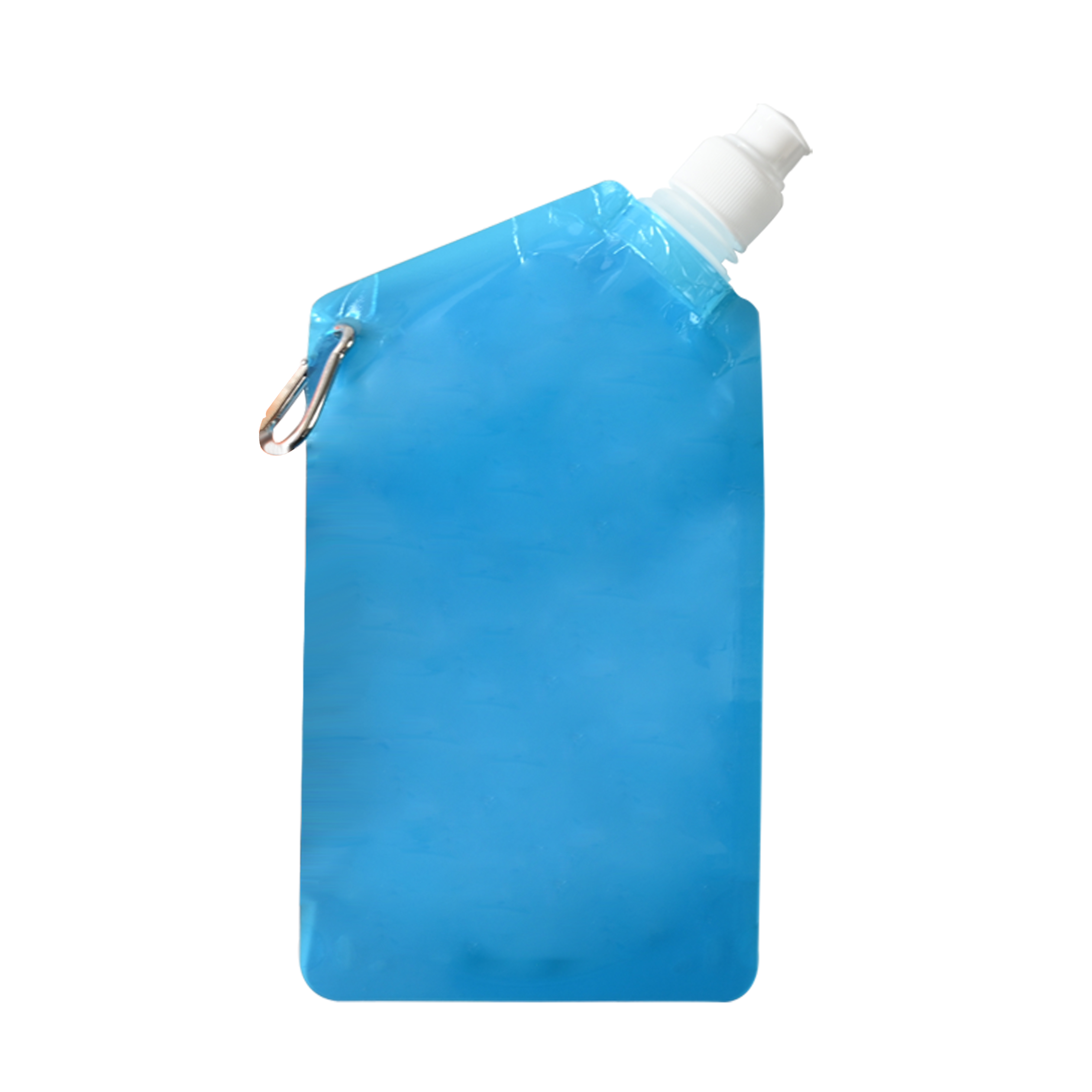 25 Oz. Collapsible and Reusable Water Bag w/Carabiner
