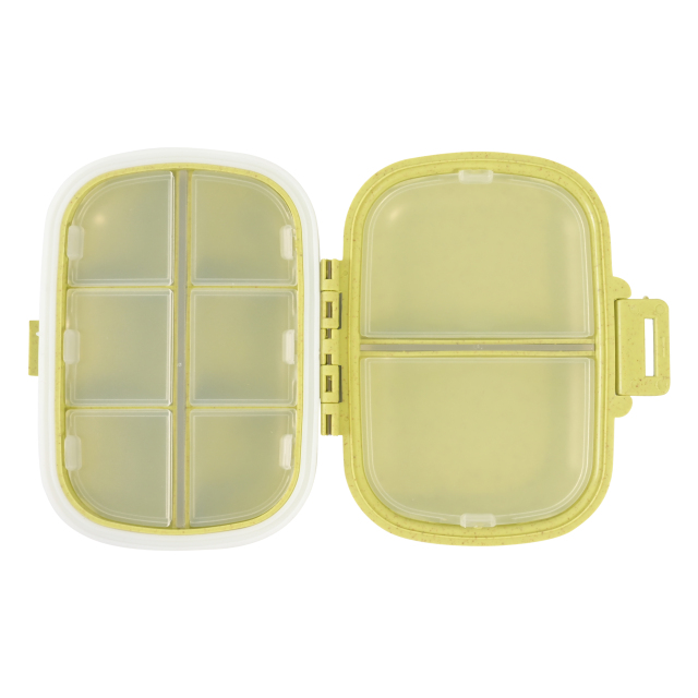 Wheat Straw Pill Box w/Small Pick