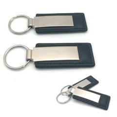 PU Leather Metal Keychain